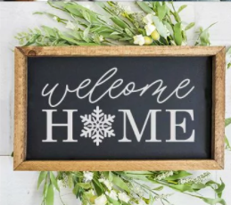 Welcome Home snowflake | Design #1414