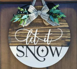 Let It Snow scroll | Design #1416