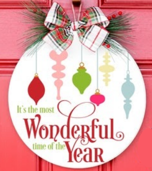 Most Wonderful Time of the Year ornaments | Design #1425