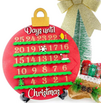 Christmas Bulb Countdown 3D | Design #1465