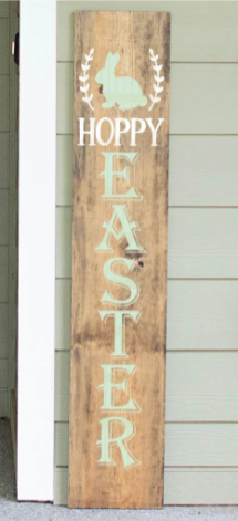 Hoppy Easter - Porch Sign | Design #1538