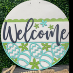 Welcome Easter Eggs 3D | Design #1540