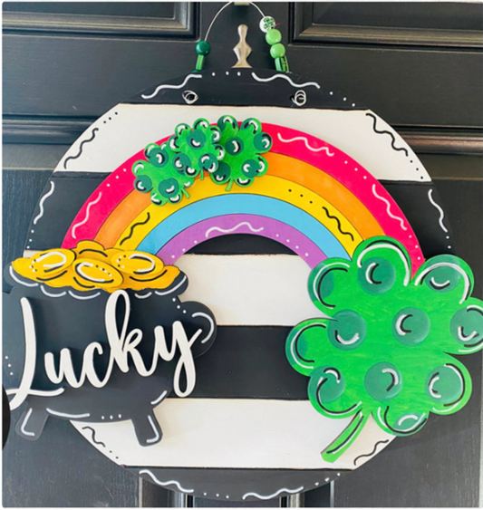 Lucky Pot of Gold with Rainbow | Design #1543