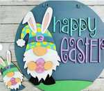 Happy Easter Gnome with Egg, 3D | Design #1547