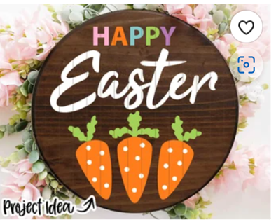 Happy Easter Carrots | Design #1553