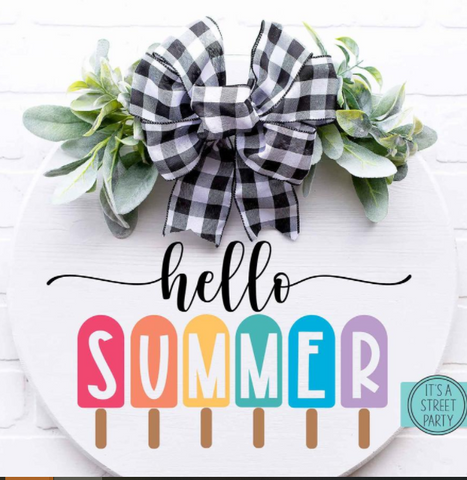 Summer Hello popsicles | Design #1606