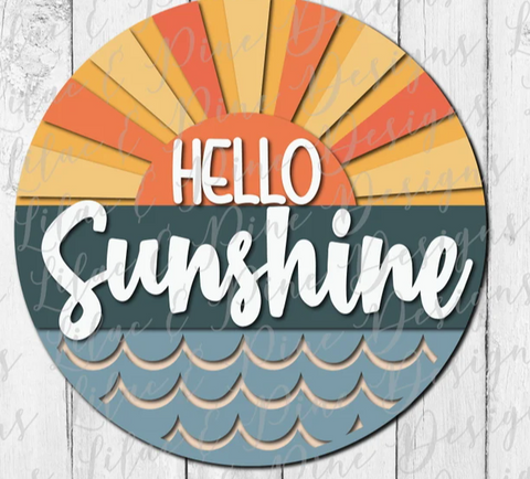 Hello Sunshine Summer 3D | Design #1617