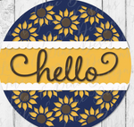 Sunflower Hello 3D | Design #1624