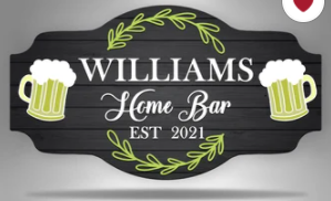 Home Bar, personalized | Design #1717