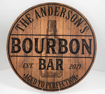 Bourbon Bar 18" Sign | Design #1720