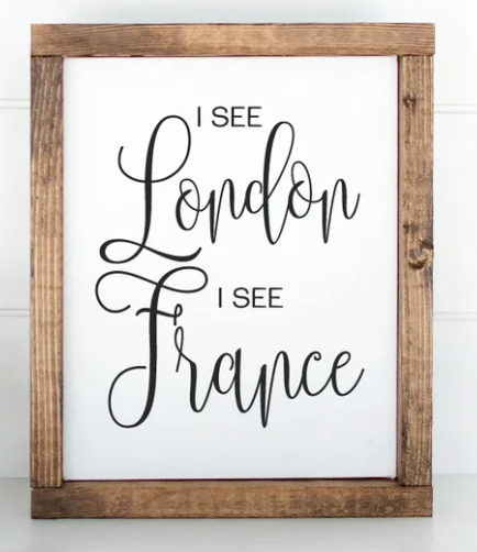 I see London I see France, 11