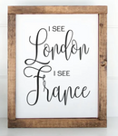 I see London I see France, 11"x15" framed | Design #1730