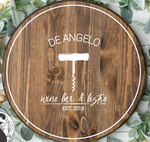 Wine Bar with screw, personalized | Design #1737
