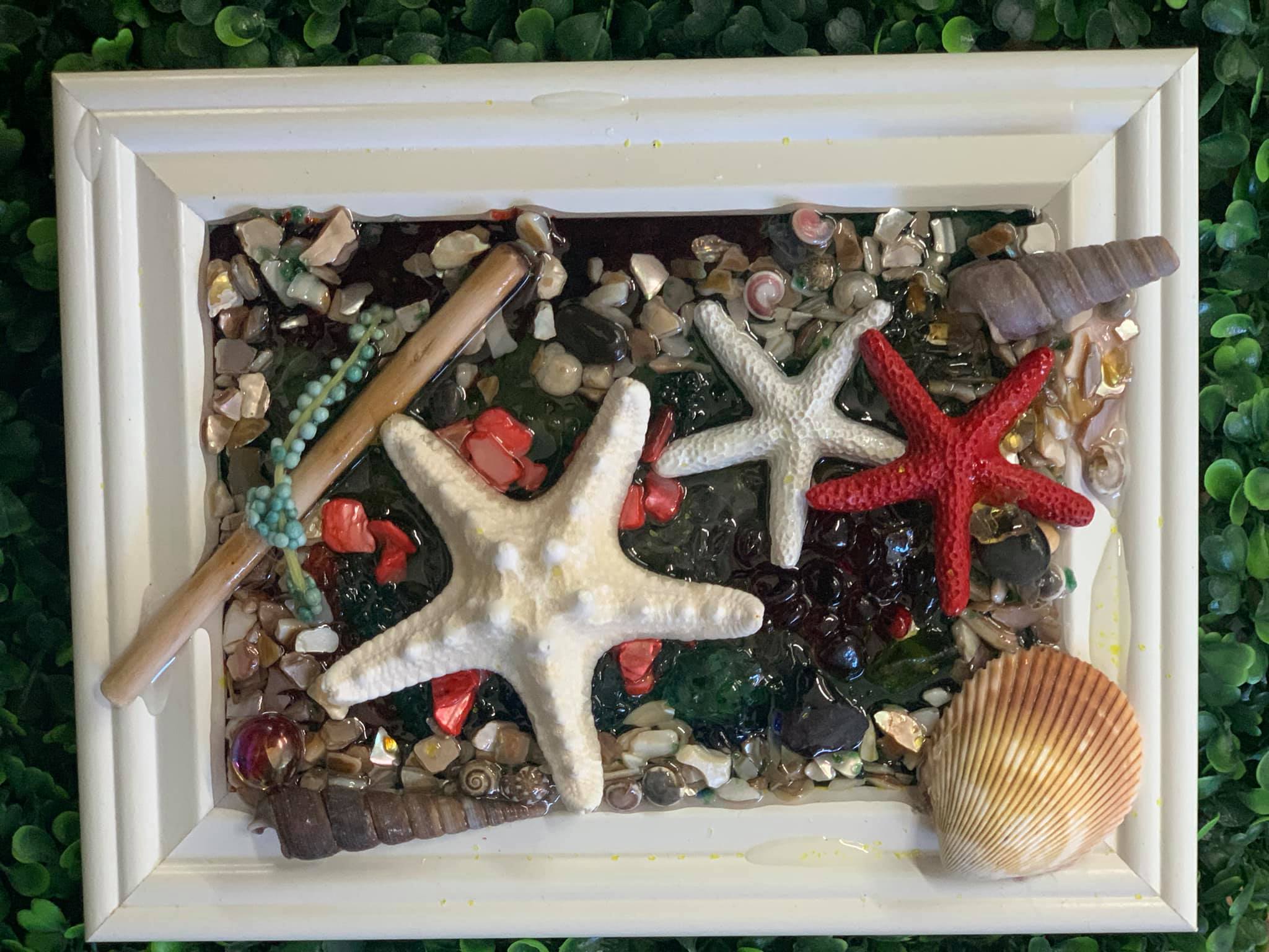 DIY Sea Glass Resin Art | Join Open Sea Glass Session