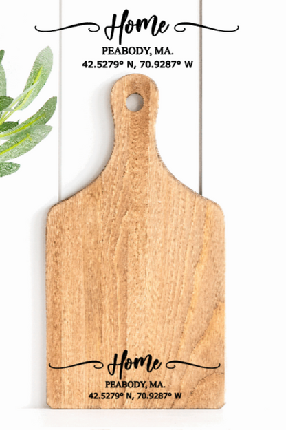 Home with Coordinates - Charcuterie Board | Design #2000