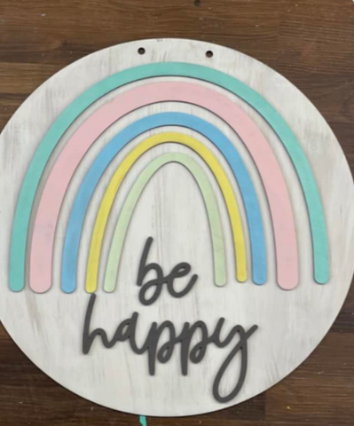 Rainbow Be Happy 3D | Design #208