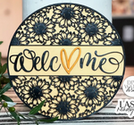 Welcome Heart Sunflower | Design #211