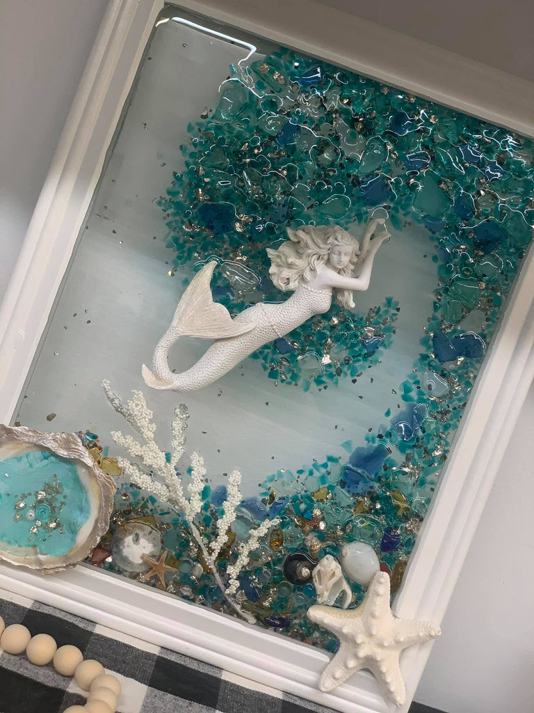 DIY Sea Glass Resin Art Join Open Sea Glass Session Create & Escape