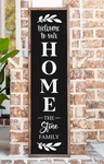 Welcome to our Home, personalized - porch sign | Design #441