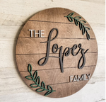 TOP SELLER Wreath Family Name, personalized | Design #444