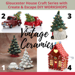 Closed! PRE-ORDER CERAMICE DIY Vintage Holiday Ceramics