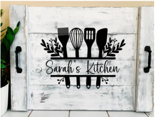 NAME]'s Kitchen, stove cover  Design #5003 – Create & Escape Creative  Studio / DIY Workshops