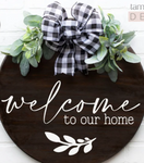 Welcome Home, leaf | Design #549