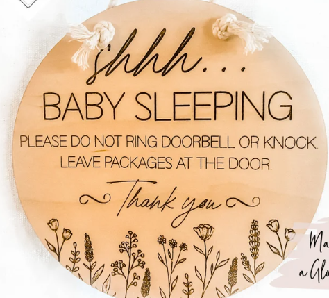 Sleeping Baby sign | Retail
