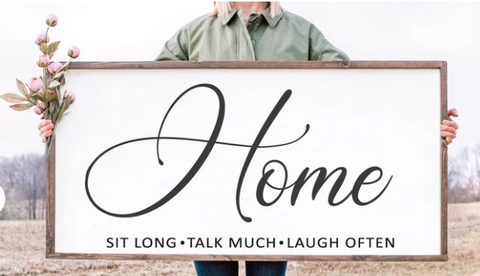 Home sit talk laugh | Design #597