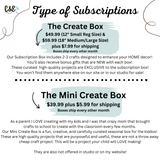 Mini Create Box (Kids) - Subscribe & Save!