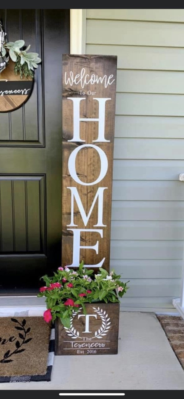 Home, personalized - Porch Planter | Design #621