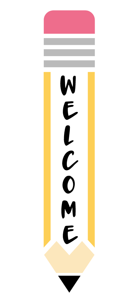 Pencil Welcome vertical | Design #724