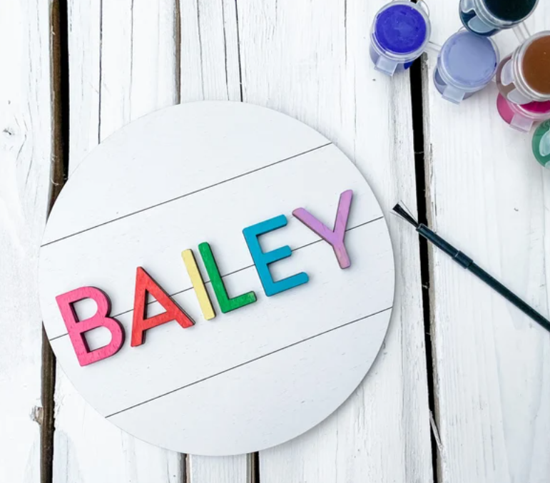 DIY Kit Kids Personalized Name 3D | Design #728