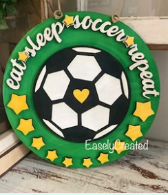 Soccer 3D - Kids Project or DIY-at-Home Kit | Design #749