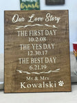 Our Love Story 1 [DATES & NAME] | Design #812