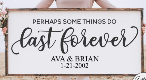 Last Forever, personalized | Design #835