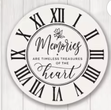Memories Timeless Treasures - Clock | Design #943