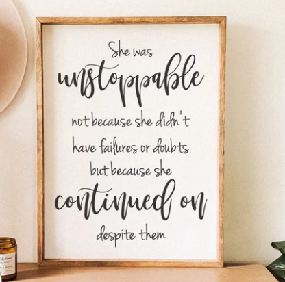 She was Unstoppable | Design #956