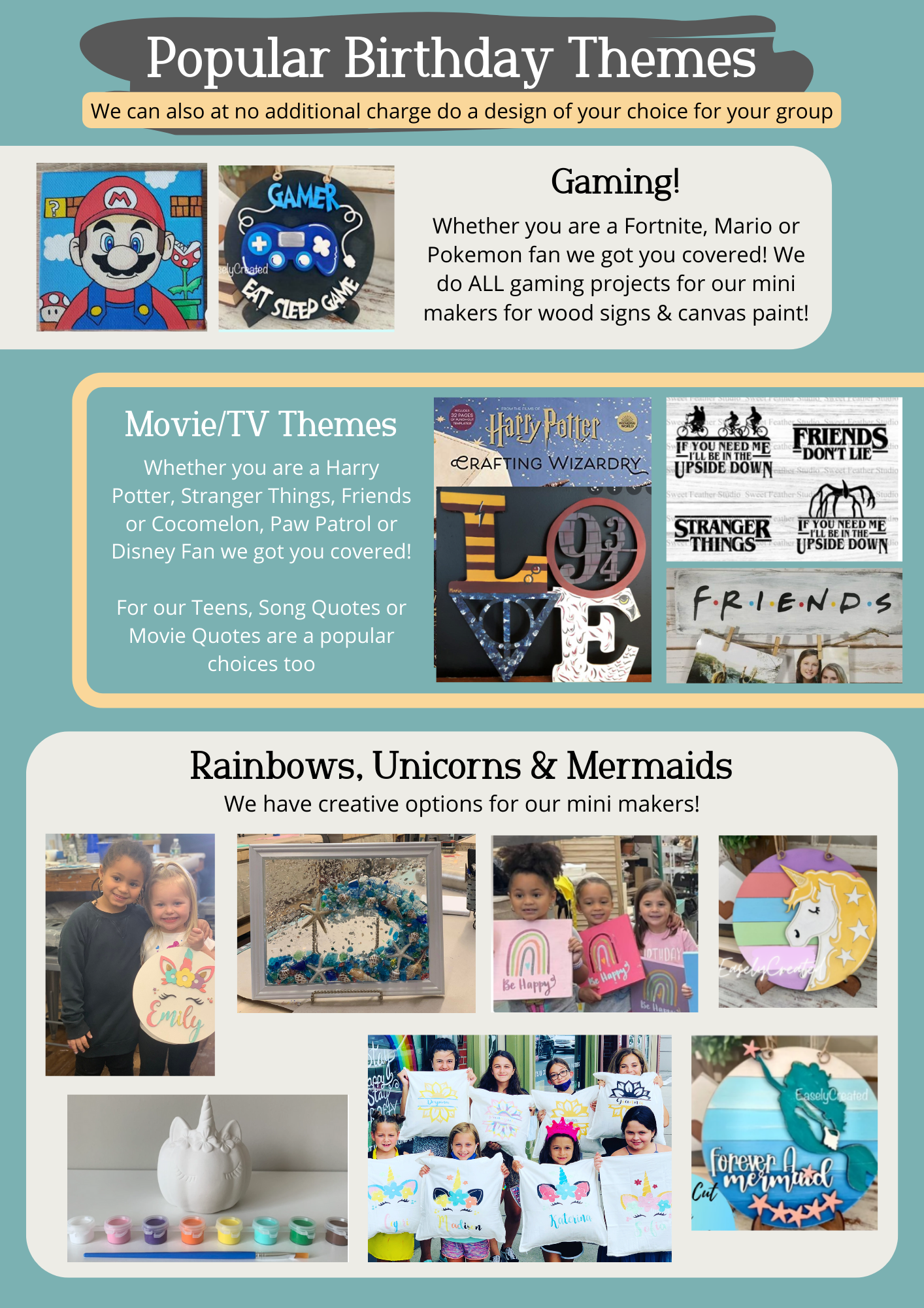 "Base" Party Package | Kids Parties