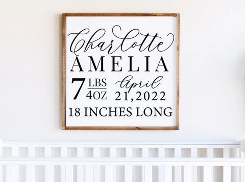Baby Stats| Design #13A