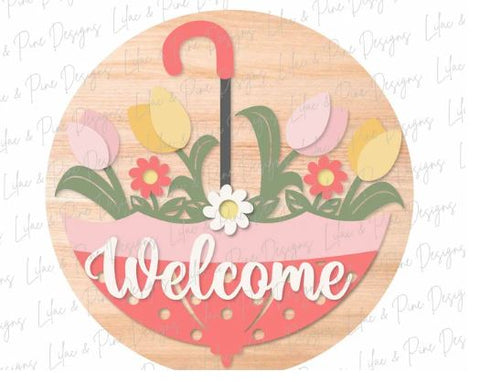 Welcome Spring Umbrella | Design 45
