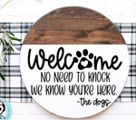 Welcome no need to knock| Design #5