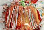Pumpkin Paint Pour Door Hanger | Design #1338