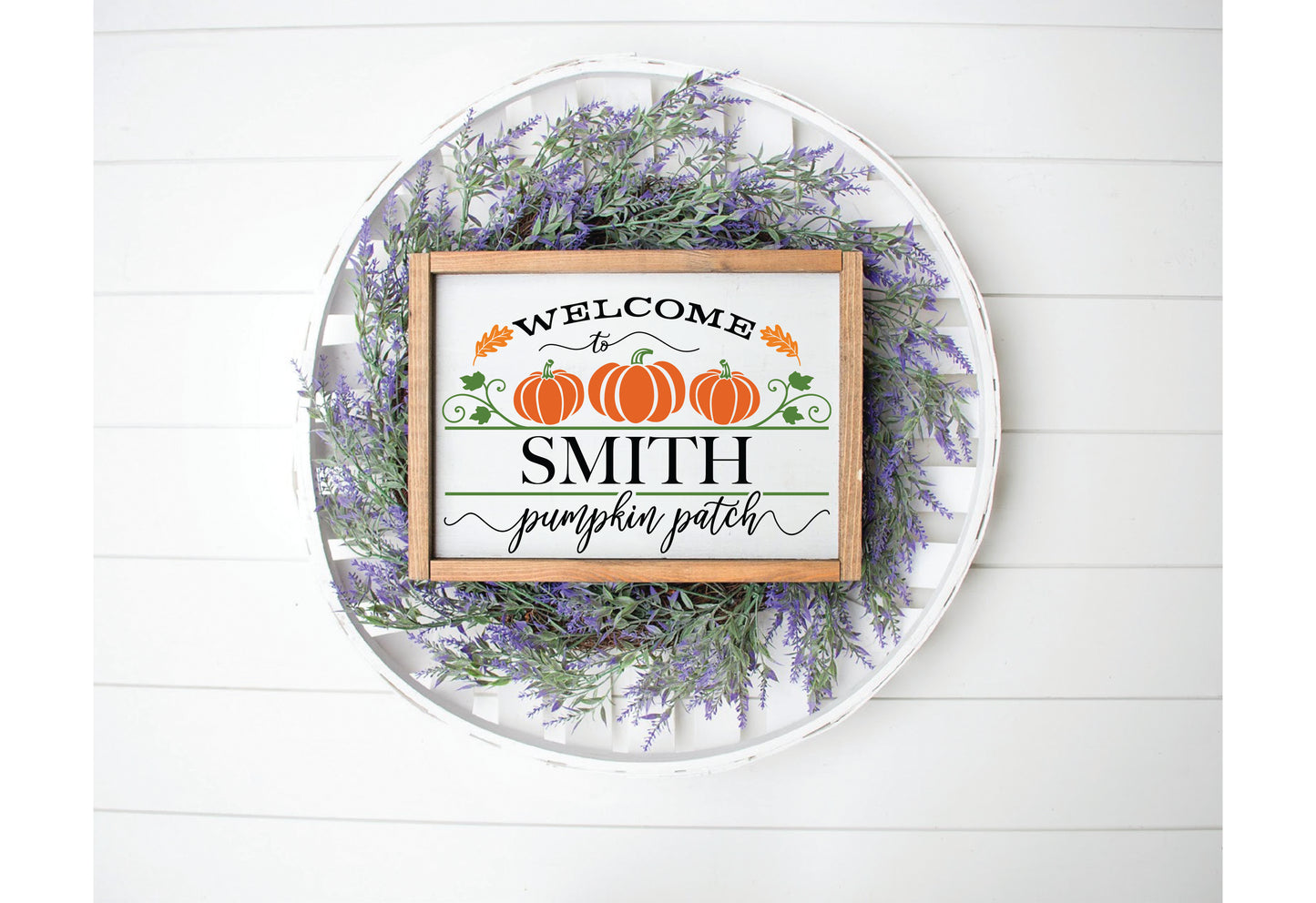 Welcome [NAME] Pumpkin Patch | Design #1313