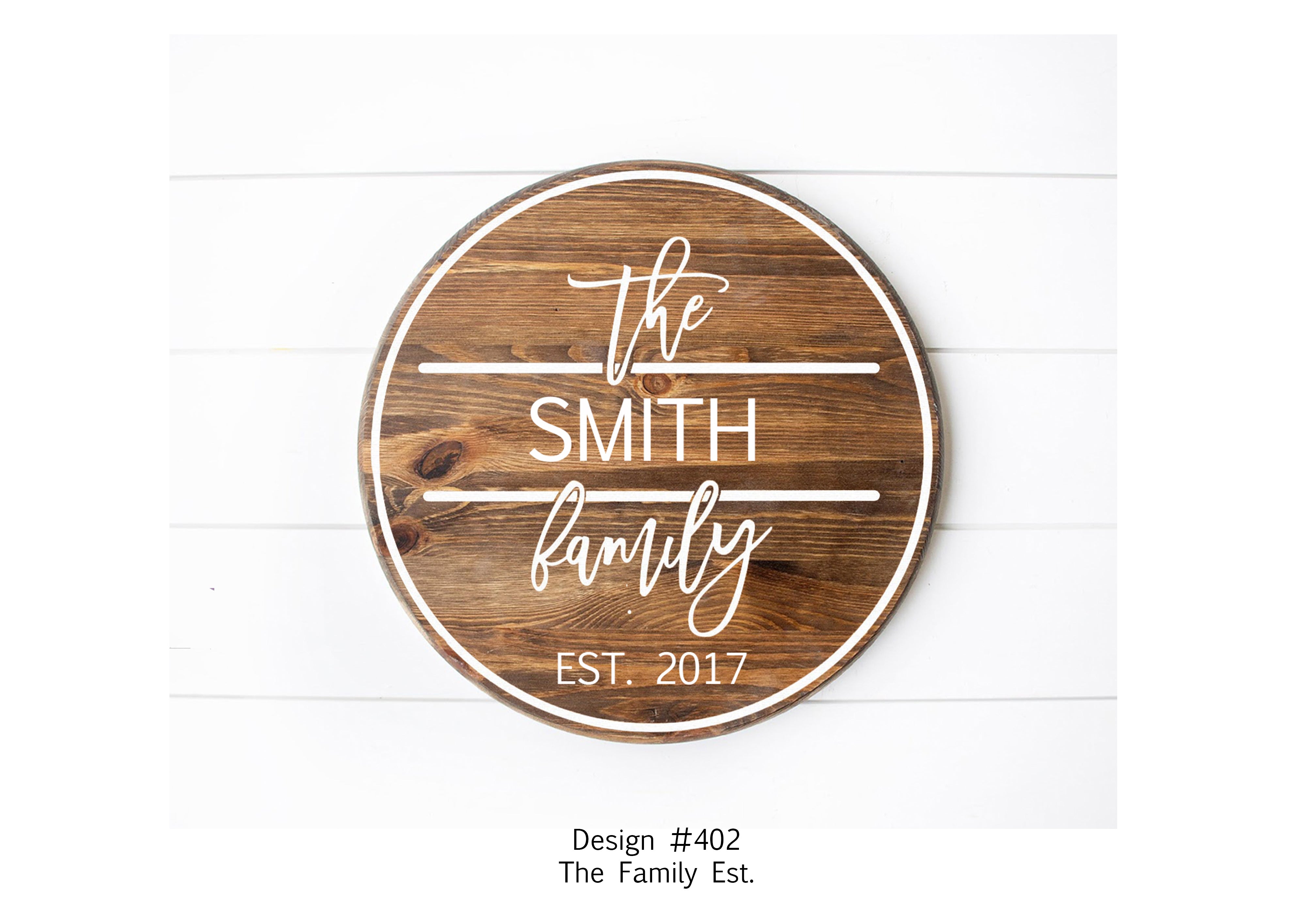 The [NAME] Family, Est [DATE] | Design #402