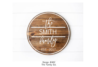 The [NAME] Family, Est [DATE] | Design #402